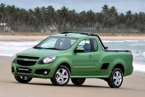 Chevrolet Montana ปี 2011 กระบะปิกอัพเล็ก หน้าใหม่ดีไซน์พิมพ์มาตรฐาน เจาะตลาดอเมริกาใต้