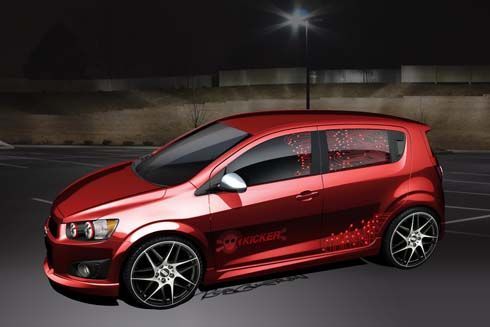 Chevrolet Sonic Boom รถแต่งพร้อมชุดเครื่องเสียงขนาด 4,000 วัตต์ จาก Kicker