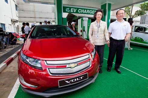 Chevrolet Volt ร่วมเปิดสถานีประจุไฟฟ้าต้นแบบแห่งแรกในไทยของ ปตท.