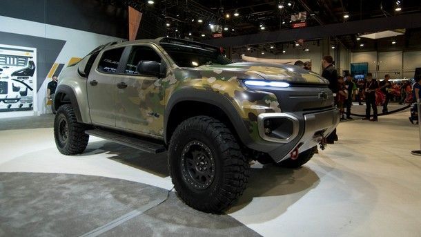Chevrolet Colorado ZH2 ปิคอัพฟลูไซส์พลังไฮโดรเจน เผยโฉมตัวเป็นๆ กลางงาน SEMA 2016