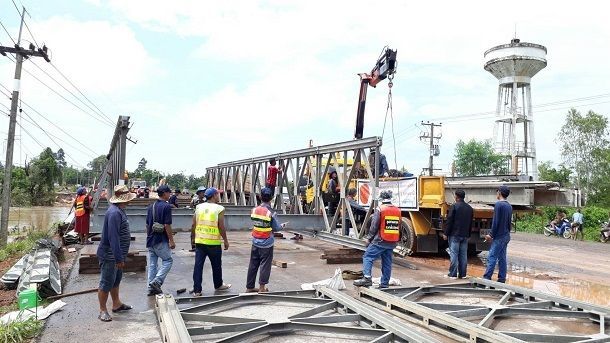 ทางหลวงอ่วม ประเมินค่าซ่อมถนน หลังน้ำท่วมกว่า 2 พันล้าน