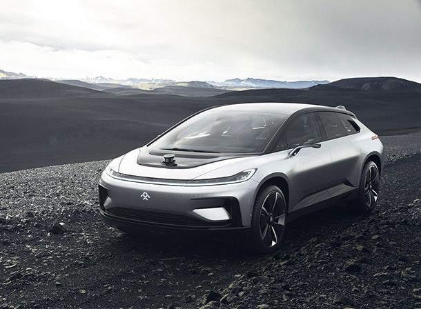 Faraday Future FF 91 รถพลังไฟฟ้า 1,050 แรงม้า