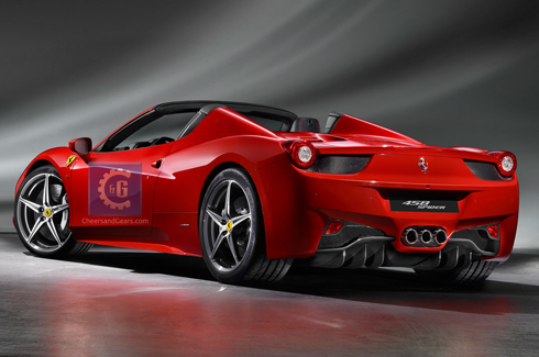 Ferrari 458 Italia Spider หลุดออกมาให้ชมก่อนเปิดตัวที่ Frankfurt Motor Show