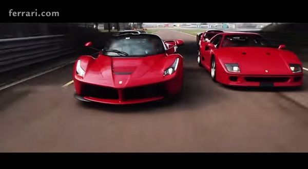 ยลโฉม Ferrari F40, F50, Enzo และ LaFerrari เบ่งกล้ามในสนามแข่ง