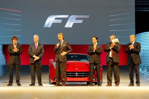 Ferrari เผยโฉม FF ตัวจริงสวยจริงที่ Maranello ก่อนเปิดตัวอย่างเป็นทางการที่เจนีวา