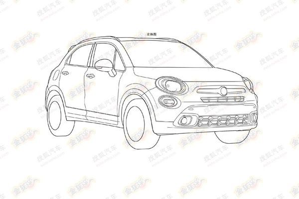 หลุดภาพสิทธิบัตร Fiat 500X เปิดตัวจริงภายในปีนี้