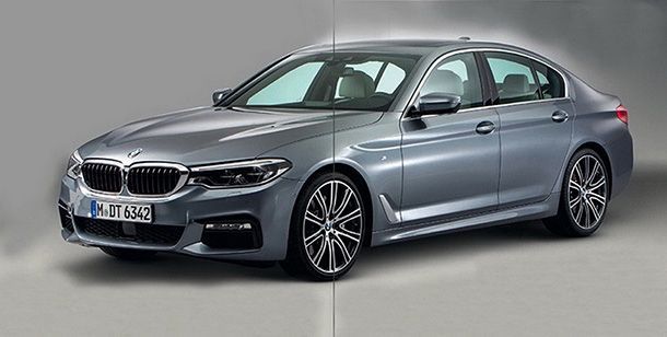 หลุดภาพแรก 2017 BMW 5-Series ก่อนเปิดตัวจริงในอีกไม่กี่ชั่วโมงข้างหน้า