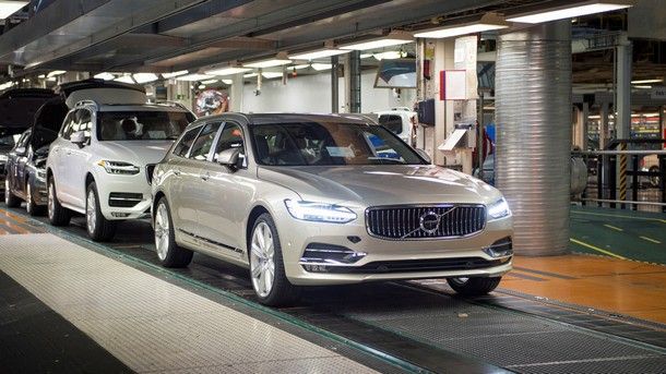 เริ่มเดินสายผลิต Volvo V90 เวอร์ชั่น Station Wagon แล้วในประเทศสวีเดน