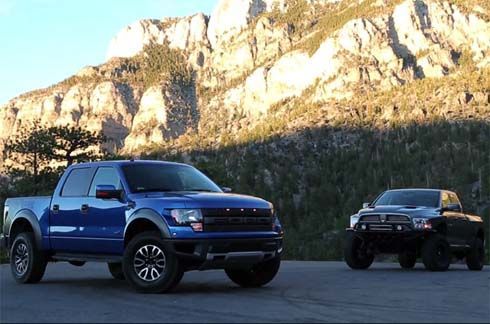 Ford F150 Raptor ชน Dodge Ram Runner ชิงความเป็นเจ้ากระบะยักษ์ Off-Road