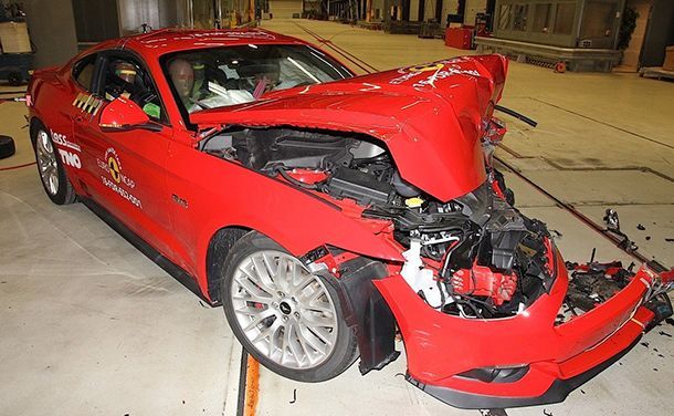 กร่อย! Ford Mustang ได้แค่ 2 ดาวทดสอบการชนในยุโรป