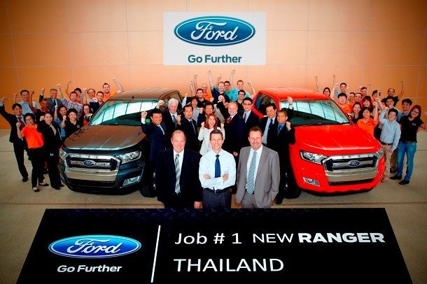 ฟอร์ดเปิดสายการผลิต ฟอร์ด เรนเจอร์ ใหม่ อย่างเป็นทางการในประเทศไทย