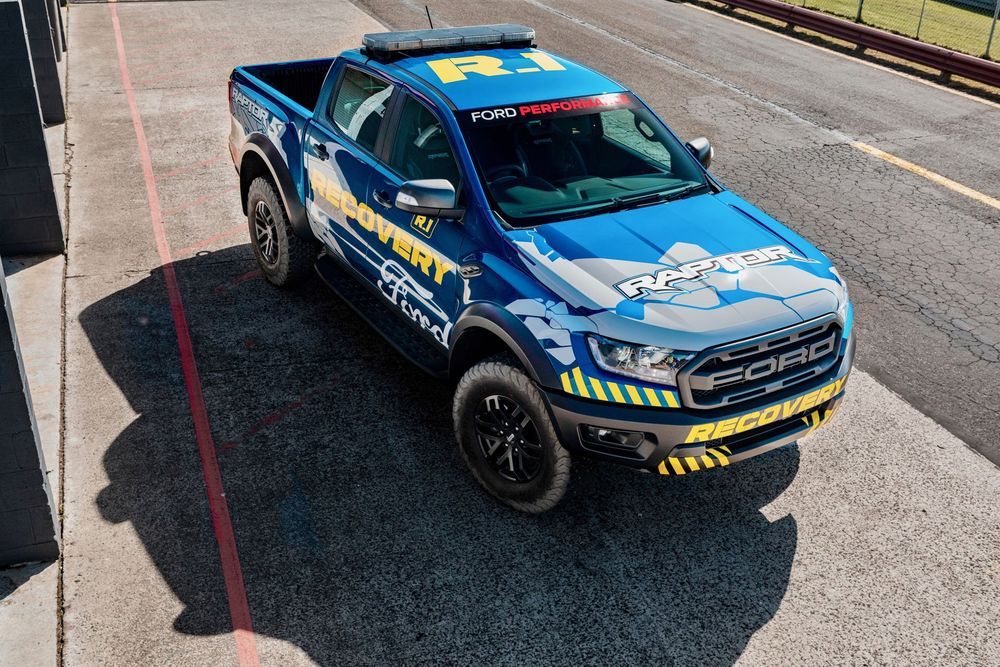 Ford Ranger Raptor กลายเป็นรถกู้ภัยในสนามแข่ง Supercars Champinship อย่างเป็นทางการเรียบร้อยแล้ว