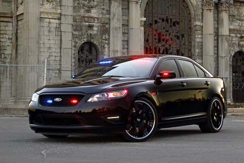 Ford Taurus รถตำรวจสายตรวจสไตล์เครื่องบินขับไล่ SR-71 Blackbird เปิดตัวที่ SEMA Show