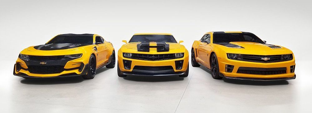 ลาก่อน Bumblebee เมื่อ GM เปิดประมูล Chevrolet Camaro ทั้ง 4 คัน จากแฟรนไชส์ Transformers