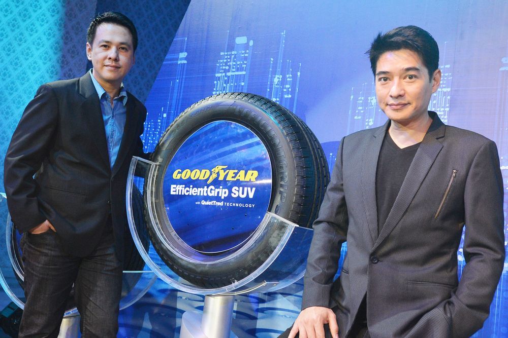 Goodyear “EfficientGrip SUV” ชู QuietTred เทคโนโลยียางเงียบที่สุด นุ่มที่สุด พร้อมเปิดตัว “ก้อง- สหรัถ” พรีเซนเตอร์คนแรก