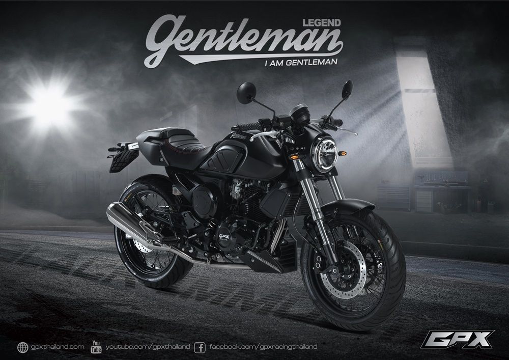 GPX เผยโฉมใหม่ Legend Gentleman 200 กับโหมดดุดันในคอลเลคชั่น 2019