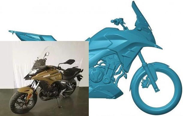 เป๊ะอะ Hengjian HJ500-3 ลอกแบบ Honda CB500X ทั้งดุ้น