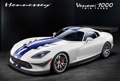 Hennessey โมดิฟายด์สุดโหด รีดกำลัง SRT Viper เป็น 725 และ 1,120 แรงม้า