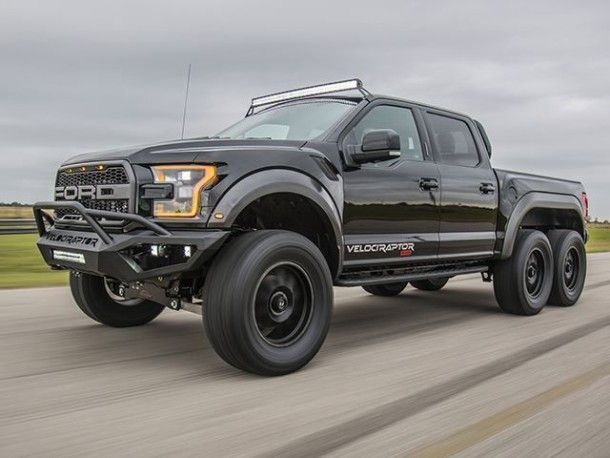 Hennessey จัดหนักโชว์ผลงาน VelociRaptor 6x6 ฟลูไซส์ปิ๊กอัพ 6 ล้อ สุดบึกพลัง 600 แรงม้า !!
