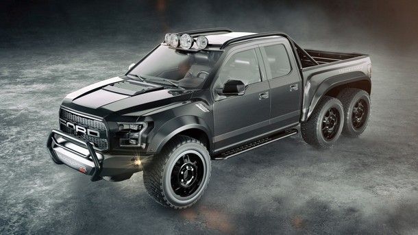 ไม่น้อยหน้า VelociRaptor 6x6 ปิคอัพ 6 ล้อ พลัง 600 แรงม้า จากสำนัก Hennessey