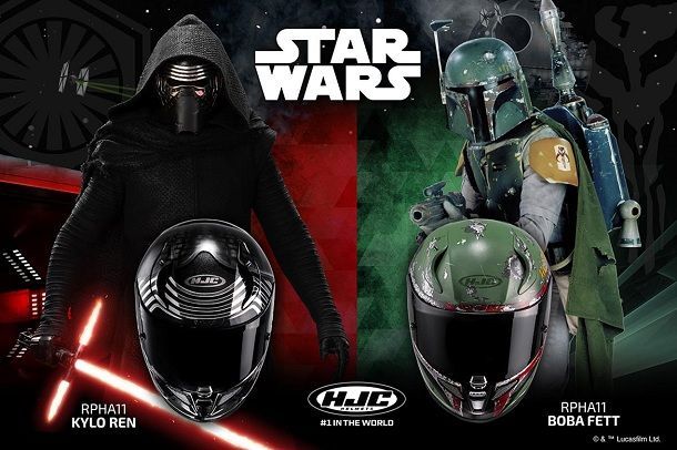 HJC จับมือ Star Wars เปิดตัวหมวกกันน็อคลายพิเศษจากกาแล็คซี่อันไกลโพ้น