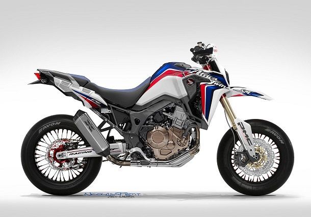 Honda Africa Twin SM Concept เปลี่ยนแอดเวนเจอร์ไซส์ใหญ่มาเป็นสายซูเปอร์โมโต