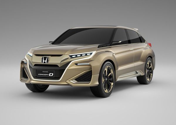 Honda Concept D อีกหนึ่งรถต้นแบบที่เน้นสันเหลี่ยม