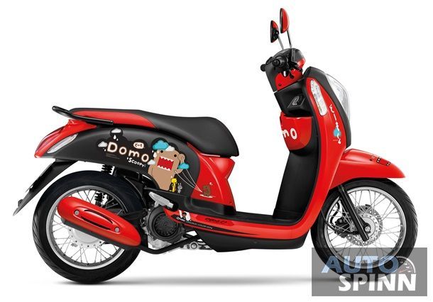 A.P.Honda ส่ง Scoopy i Domo-Kun Limited Edition 2,000 คันทั่วไทย