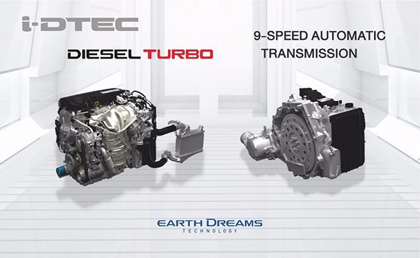 Honda จ่อวางขุมพลัง i-DTEC ดีเซลเทอร์โบ 1.6 ลิตรใน CR-V ขายในไทย
