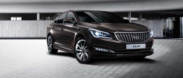 Hyundai Aslan ซีดานแนวหรูหราโมเดลล่าสุดสำหรับตลาดกิมจิ