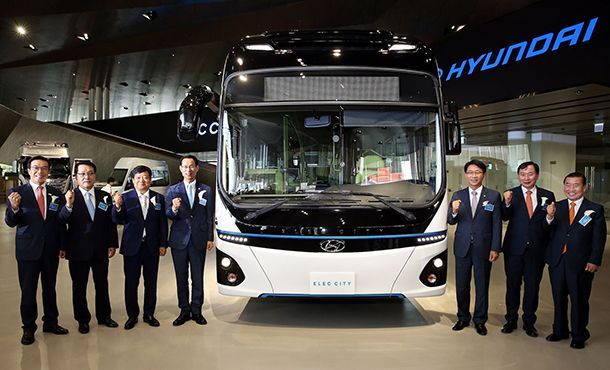 Hyundai เปิดตัว Elec City รถบัสพลังงานไฟฟ้าวิ่งได้ไกลเกือบ 300 กม.