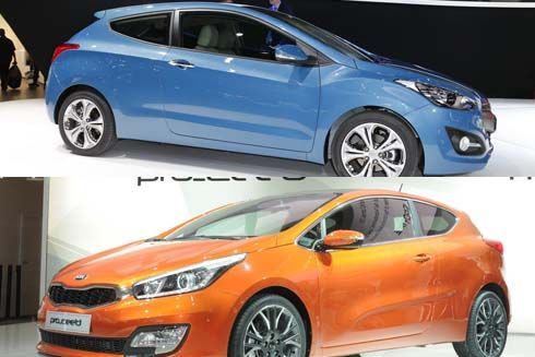 เทียบโฉมฝาแฝด Hyundai i30 3D หรือ Kia Pro_Cee'd รุ่นไหนสวยกว่ากัน