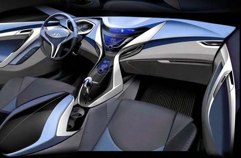 Hyundai โชว์ภายใน All-New Elantra/Avante ปี 2011 เริ่มรบที่เกาหลีใต้ ก่อนทะลวงเมืองลุงแซม