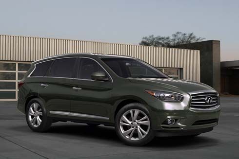 Infiniti JX Concept ครอสโอเวอร์ 7 ที่นั่ง อวดโฉมที่ Pebble Beach ก่อนลงตลาดปีหน้า