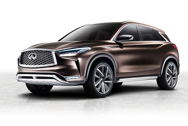 Infiniti QX50 Concept ต้นแบบสุดสวย จ่อเปิดตัวที่ดีทรอยท์
