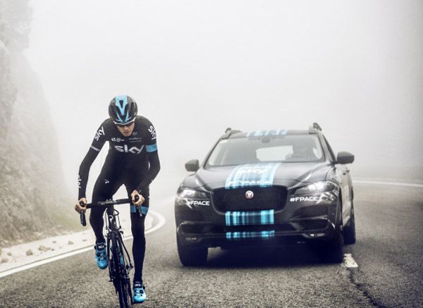 Jaguar F-Pace เตรียมสนับสนุนนักปั่นการแข่งขัน Tour de France