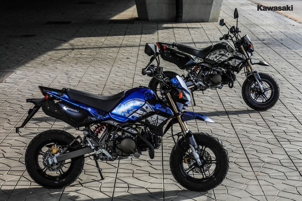 Kawasaki KSR Final Edition สองสีสันและลายกราฟฟิคใหม่ของความสนุกไซส์เล็ก