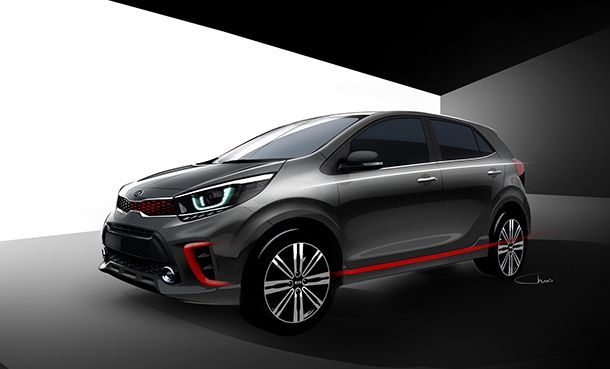 Kia เผยภาพแรก Picanto เจนเนอเรชั่นใหม่ ปราดเปรียวขึ้นชัดเจน