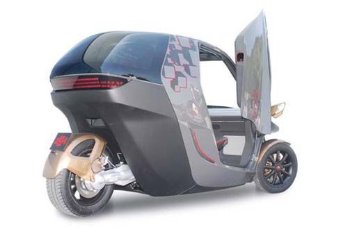 KTM E3W EV Concept สามล้อไฟฟ้า 20 แรงม้า ราคาดี เริ่มผลิตจำหน่ายในปี 2013