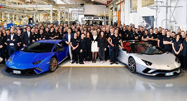Lamborghini ปิดยอดขายปี 2017 สร้างสถิติใหม่เป็นปีที่ 7 ติดต่อกัน