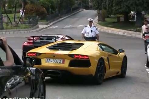 เสียฟอร์ม! Lamborghini Aventador LP700-4 ส่งเสียงดุไป ไม่ถูกใจตำรวจโมนาโค