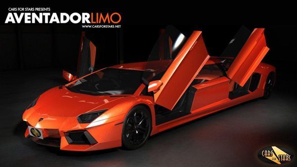 สุดยอดไอเดีย Lamborghini Aventador โฉมลีมูซีน โดยสำนัก Cars For Stars
