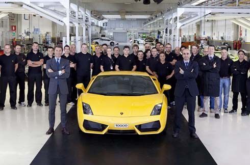 Lamborghini ฉลองผลิต Gallardo ซุปเปอร์คาร์ขายดีตลาดกาลคันที่ 10000 รอส่งมอบให้ลูกค้าชาวจีน
