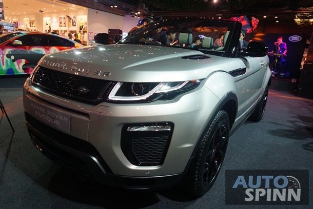 เปิดหลังคาท้าฝน Range Rover Evoque Convertible หลังคาผ้าใบ 6.299 ล้านบาท