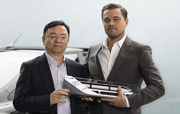 ลีโอนาร์โด ดิคาปริโอเป็นแบรนด์แอมบาสซาเดอร์ค่ายรถจีน BYD Auto