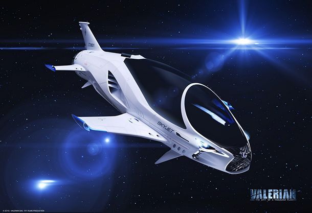 Lexus ร่วมออกแบบยานอวกาศสำหรับหนัง Valerian And The City Of A Thousand Planets
