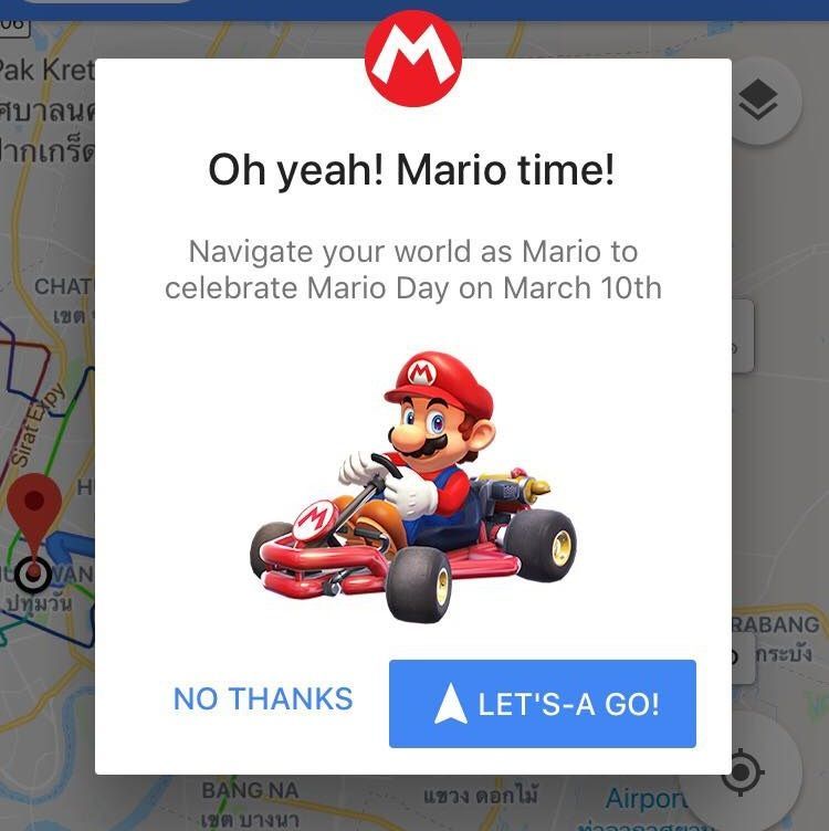 ลองกันรึยัง ? วิธีเปิดใช้งานให้ Mario Kart นำทางเราใน Google Maps