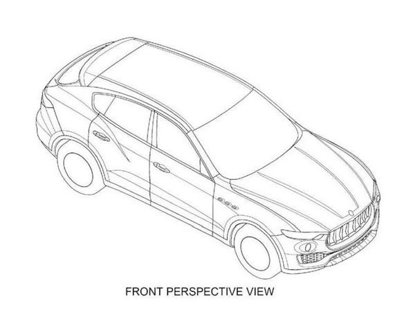 เปิดภาพสิทธิบัตร Maserati Levante เส้นสายสะดุดตา