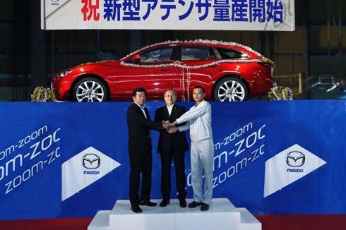 Mazda ทำเซอร์ไพรส์ เผยโฉม Mazda6 Wagon ในงานแถลงข่าวเปิดสายการผลิต
