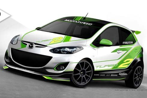 Mazda ภูมิใจส่ง Mazda2 Turbo และ MX-5 Spyder เข้าร่วมงาน 2011 SEMA Show